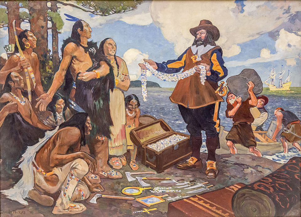 champlain-trading-with-the-indians