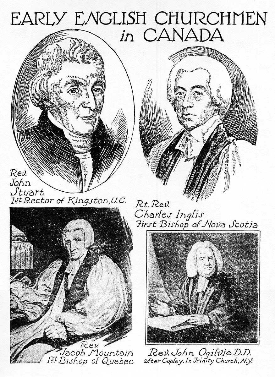 Early English Churchmen in Canada