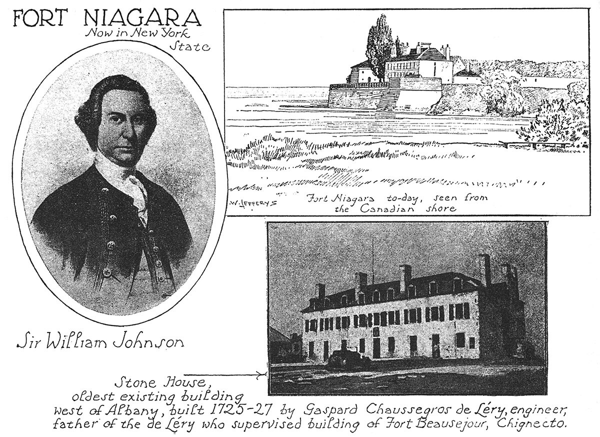 Fort Niagara. Sir William Johnson