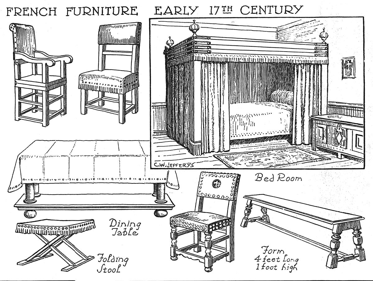 French Furniture, Early 17th Century