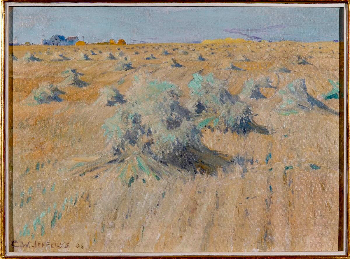 A Fields of Oats in Manitoba 1906