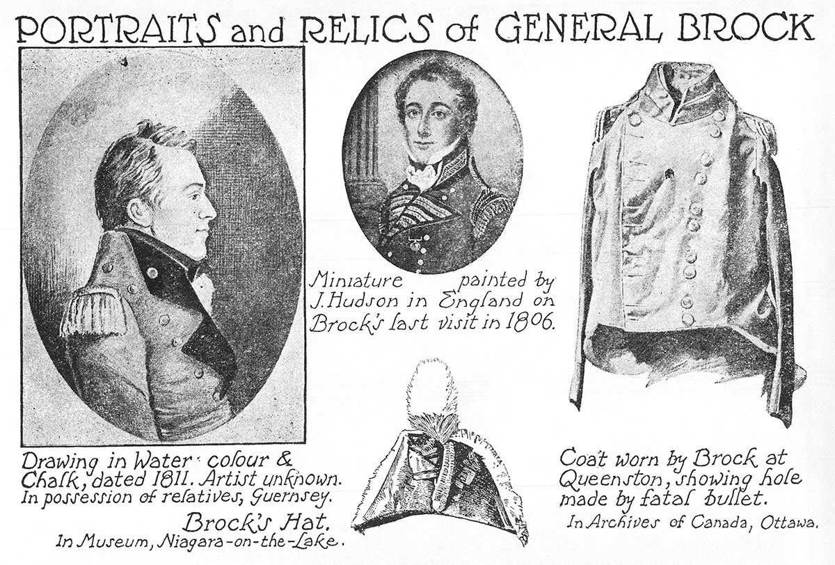 Portraits And Relics Of General Brock