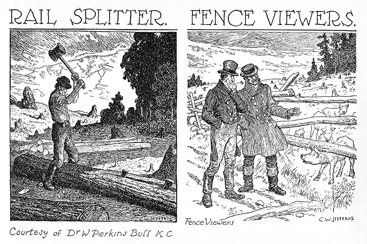 Rail Splitter And Fence Viewers