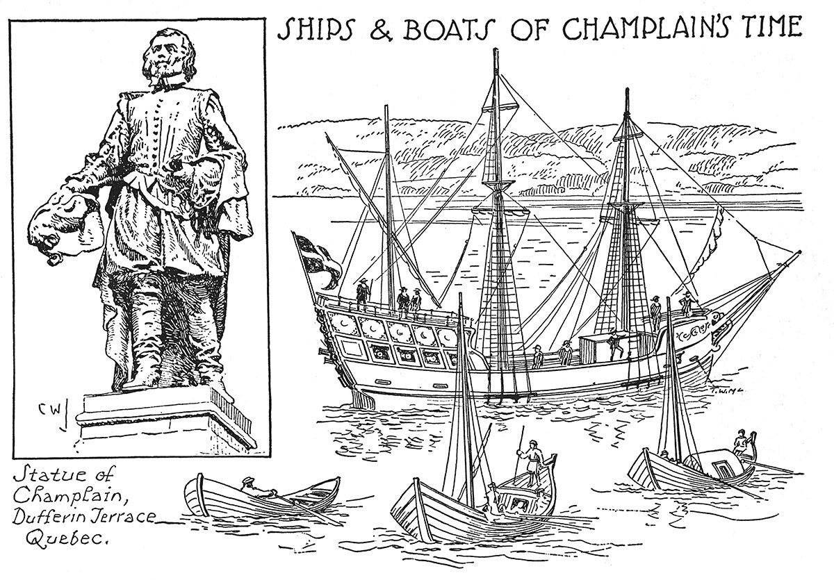 Ships and Boats of Champlain's Time