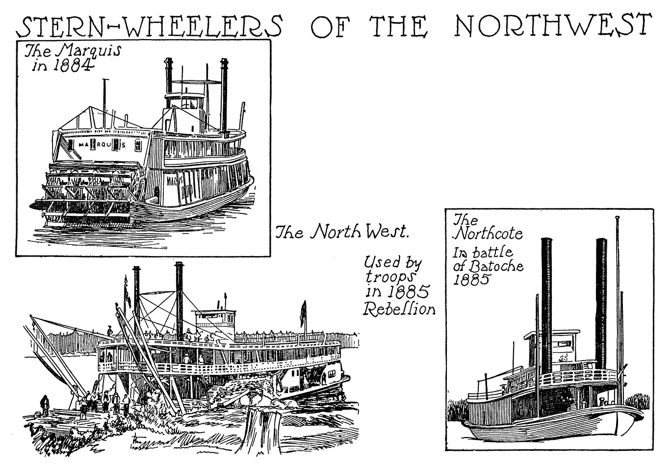 Stern-wheelers of the North West